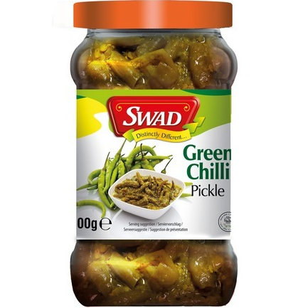 

GREEN CHILLI PICKLE SWAD 300G / Acar Cabai Hijau