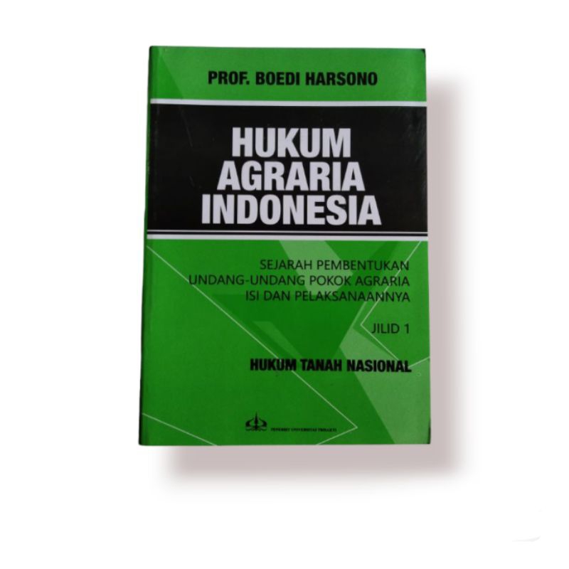 Hukum Agraria Indonesia Prof. Budi Harsono