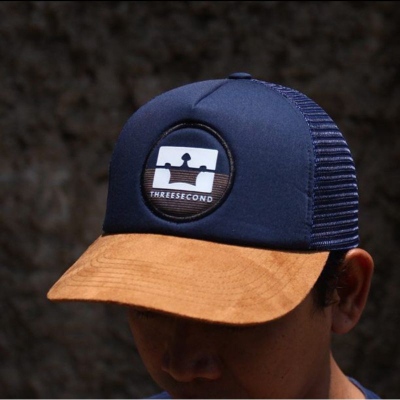 topi pria wanita 3second ORIGINAL