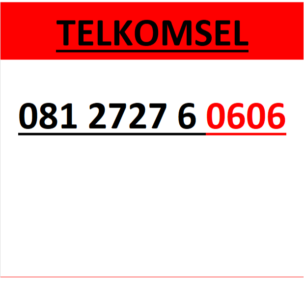 nomor cantik simpati telkomsel seri 0606 murah lengkap w350