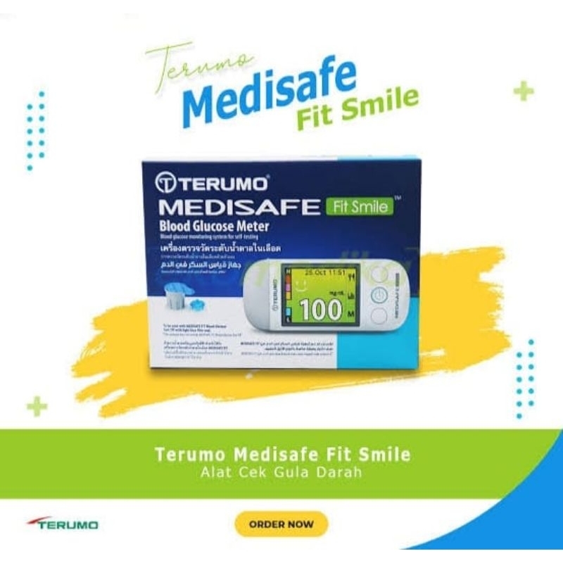 MEDISAFE FIT SMILE METER TERUMO ALAT CEK GULA DARAH