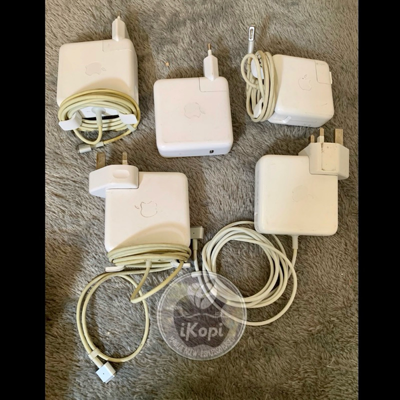 Charger laptop Apple Magsafe 1 2 T syle L style USB-C power adapter cas macbook pro air 45W 60W 85W 