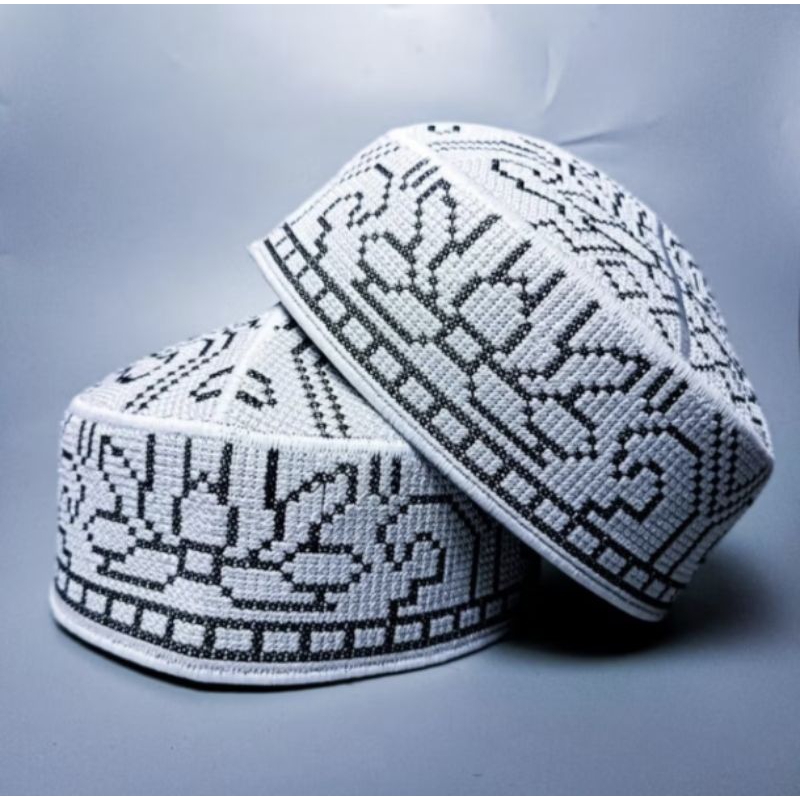 peci pakistan/peci sultan motif garis simple