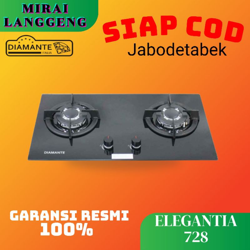 KOMPOR DIAMANTE ELEGANTIA 728