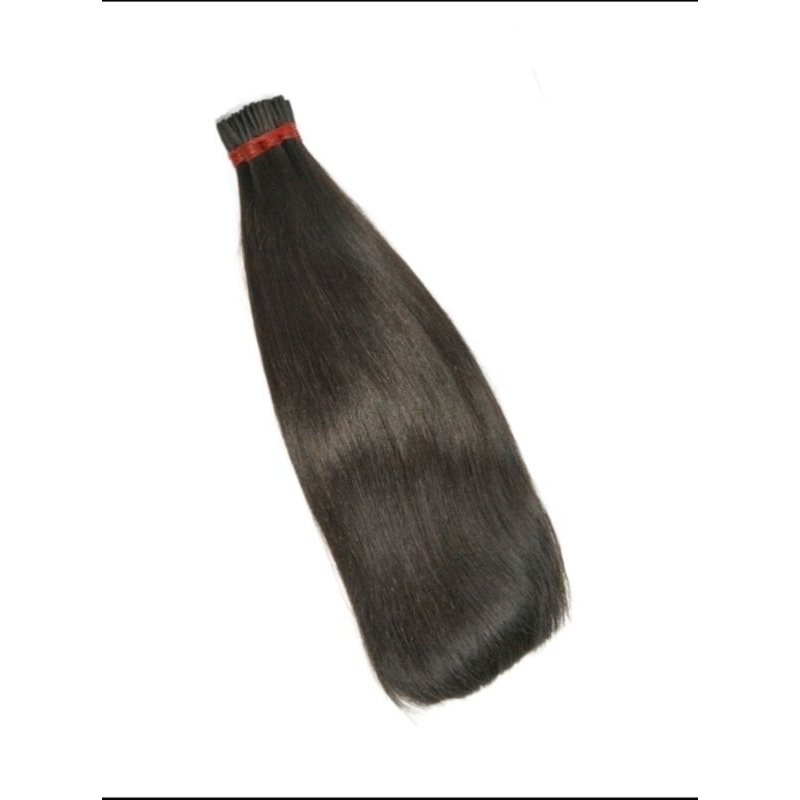 Rambut Sambung Super 35cm 1 Helai Tebal Lurus 100% Rambut Asli