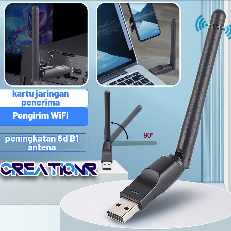 Mt761 Kartu Jaringan Nirkabel USB WiFi Pemancar Nirkabel SetTop Box Penerima Nirkabel IPTV