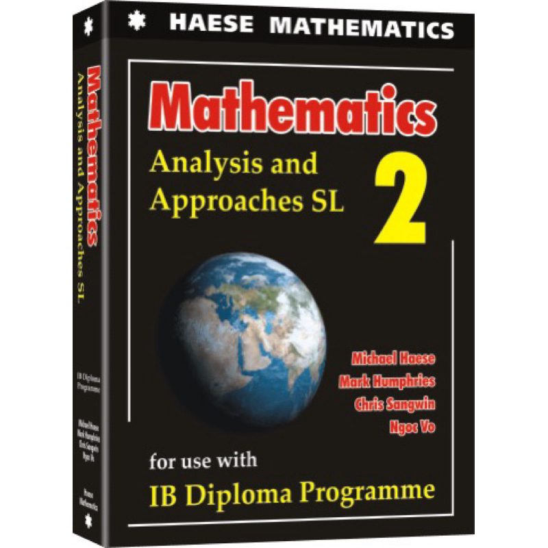 IB MATH SL Analysis & Approaches, Math AA SL, International Baccalaureate Diploma Programme course, 