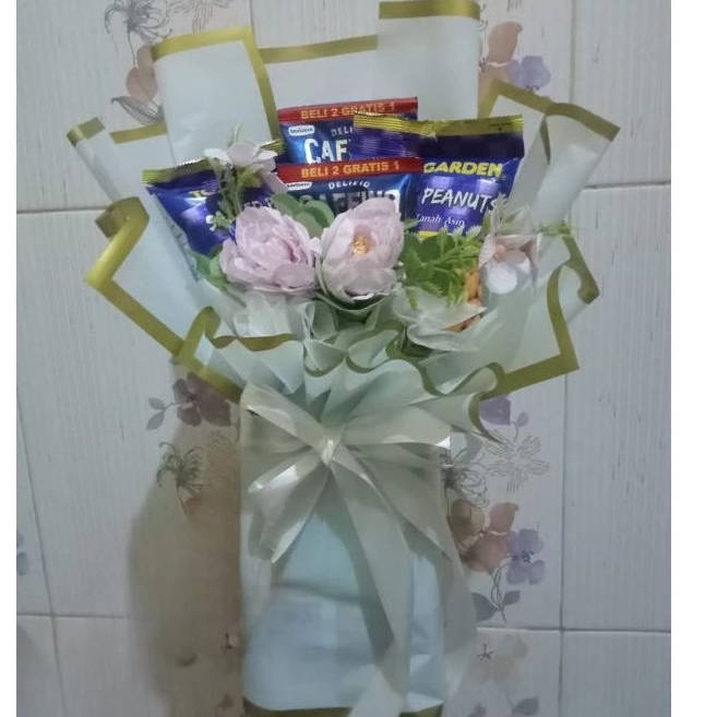 

Ria_Fower's tersedia gift buket bunga, minuman serbuk, Snack, boneka, hijab, dll