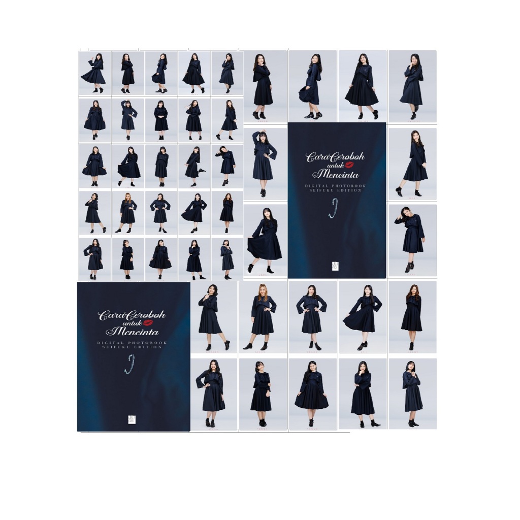 25pc member all new era jkt48 cara ceroboh mencintai foto hd 2sisi laminasi desain cetak kpop kartu