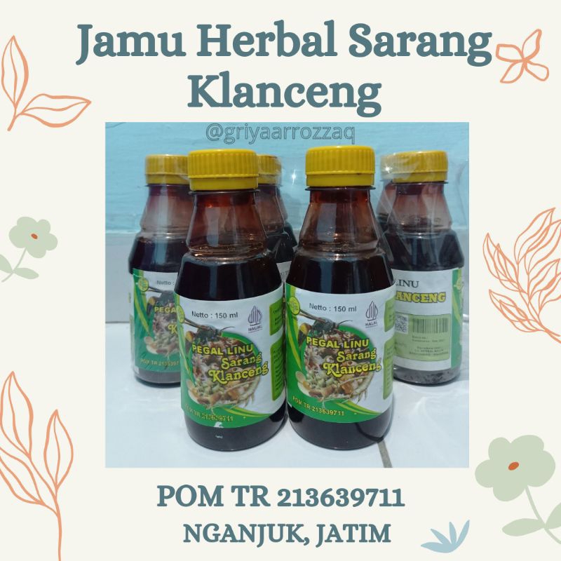 

JAMU HERBAL SARANG KLANCENG 150 ML