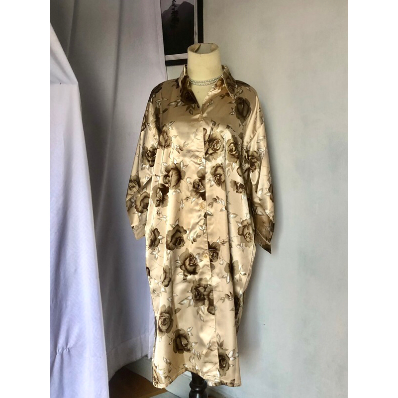 dress kemeja vintage