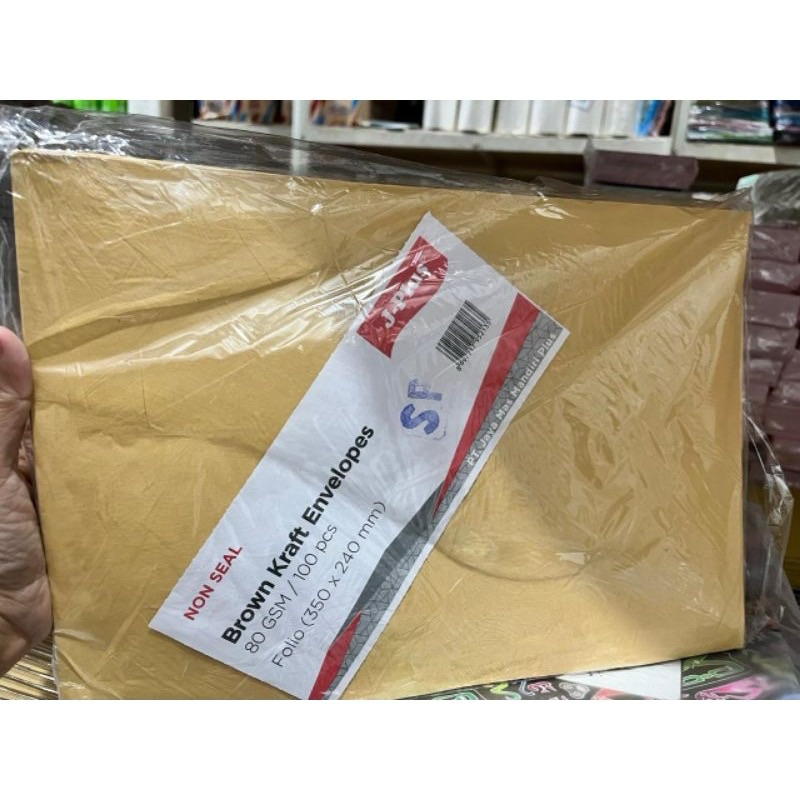 

AMPLOP COKLAT SAMSON D JPLUS 10 LEMBAR FOLIO NON SEAL