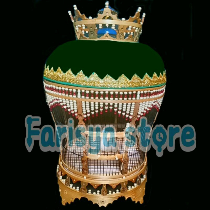 sangkar renda emas kerodong sangkar perkutut kubah