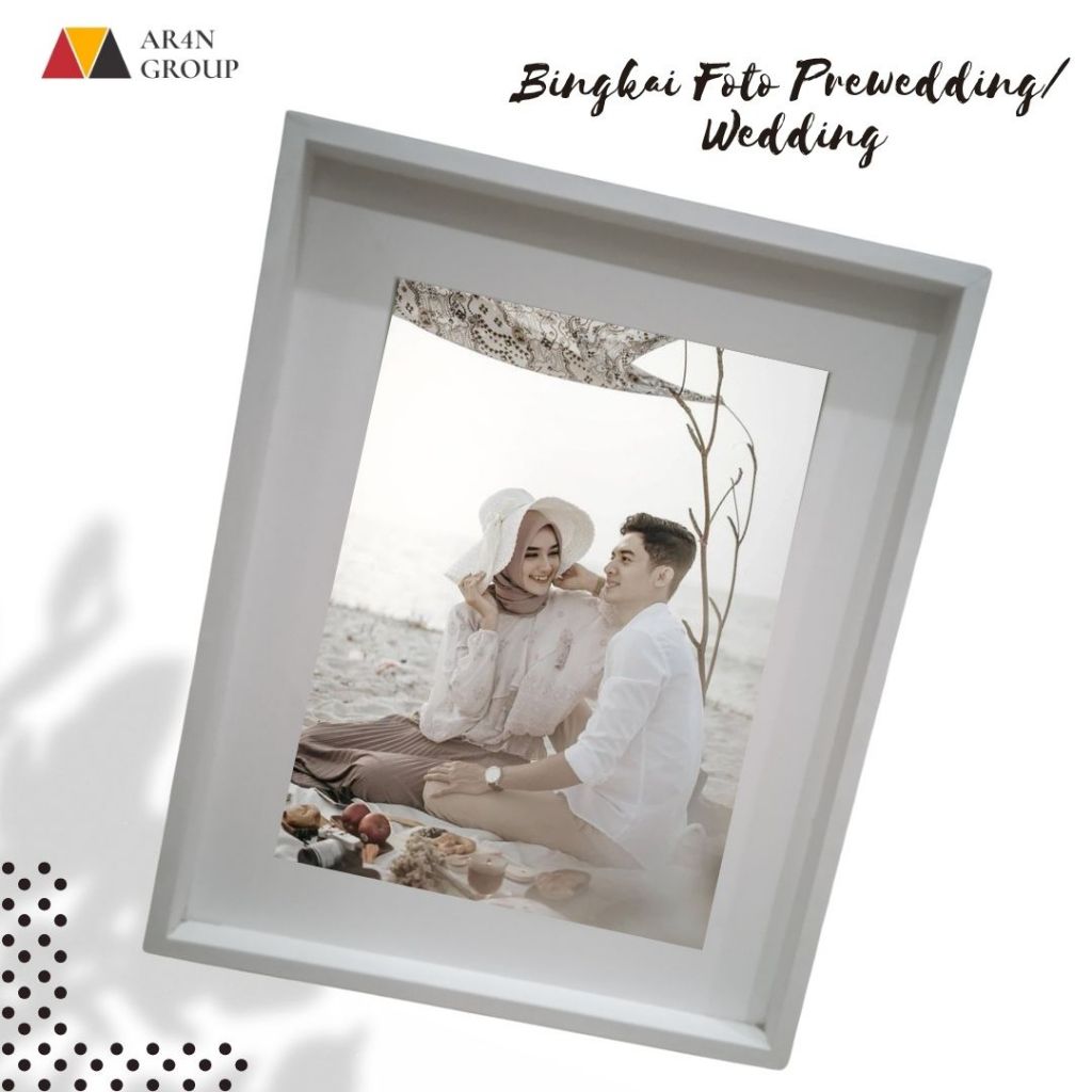 Bingkai Foto Besar 3D Double Matboard / Bingkai Wedding, Prewedding / Bingkai Acara