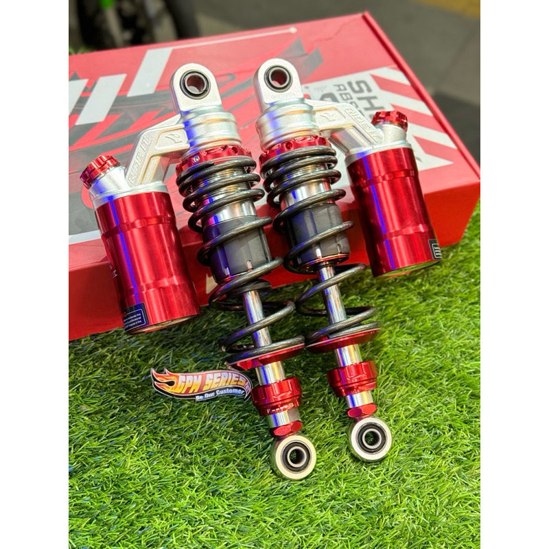 SHOCK TABUNG RIDE IT GP EXTREME 280 320 DOUBLE KLIK ORIGINAL TITANIUM RED TITANIUM BLACK SERIES RED 