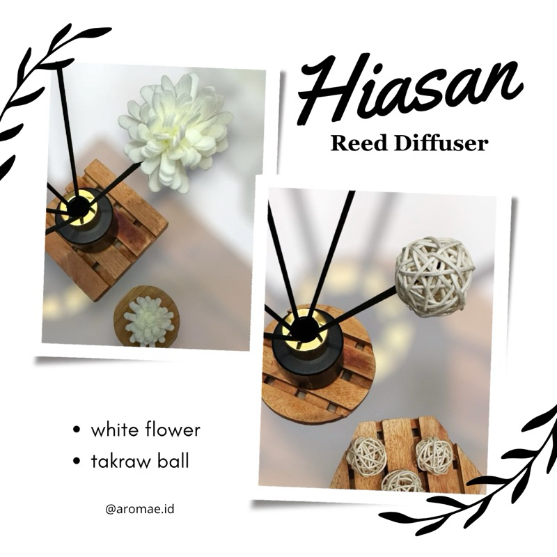 Aksesoris / Dekorasi Reed Diffuser | Hiasan Stik dan Botol Reed Diffuser