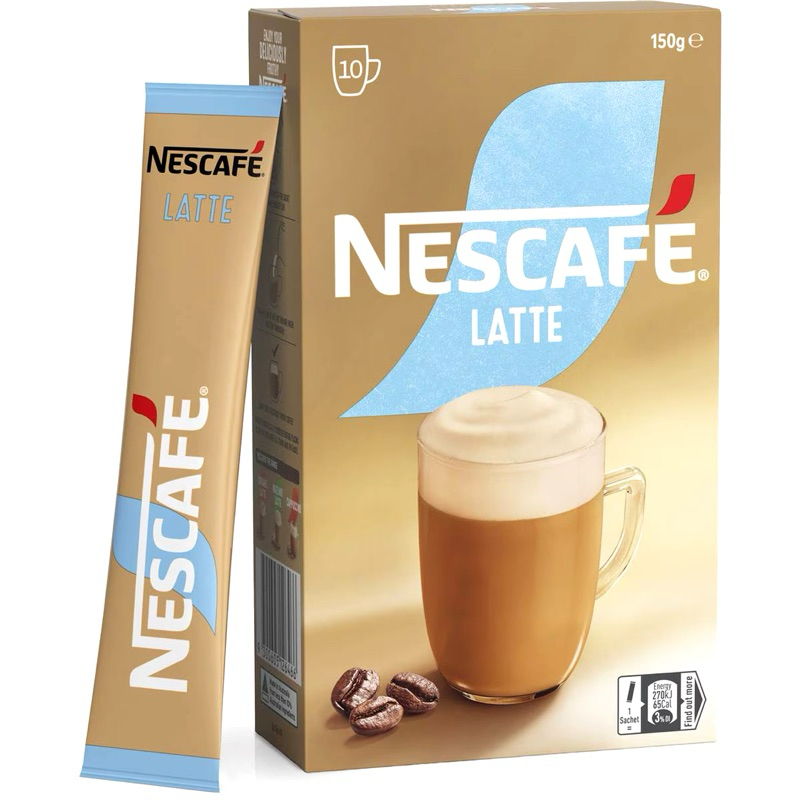 

Nescafe Latte Creamy & Frothy Coffee Sachets 10 Pack - Australia