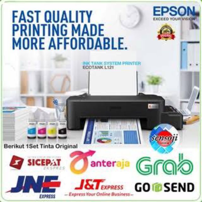 Printer Epson L121 Baru Garansi Resmi