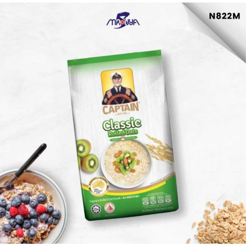 

CAPTAIN OAT ROLLED OATS 800GR - N822M