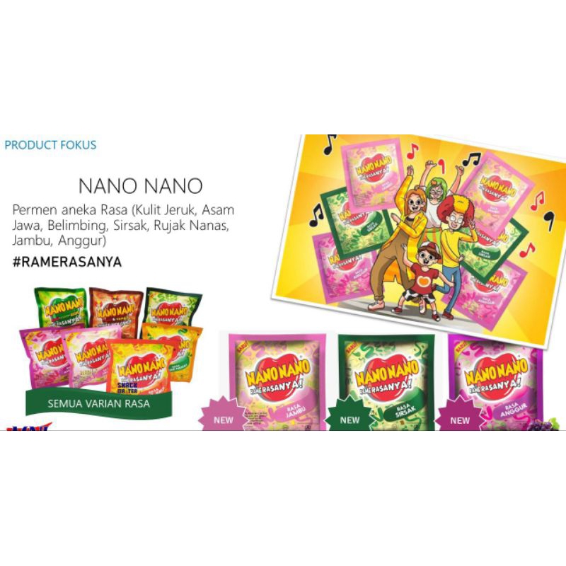 

Nano Nano All varian 12,5g isi 30 Sac/Box
