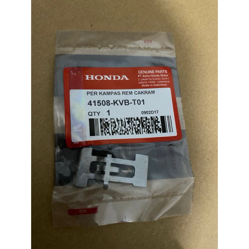 Plat Penahan Dispad Per Kampas Rem Cakram Depan Vario Beat Scoopy Spacy
