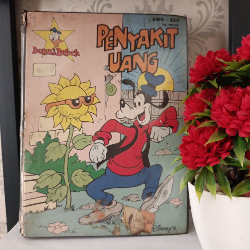 ORIGINAL MAJALAH BUNDEL ALBUM WALT DISNEY DONAL BEBEK - PENYAKIT UANG