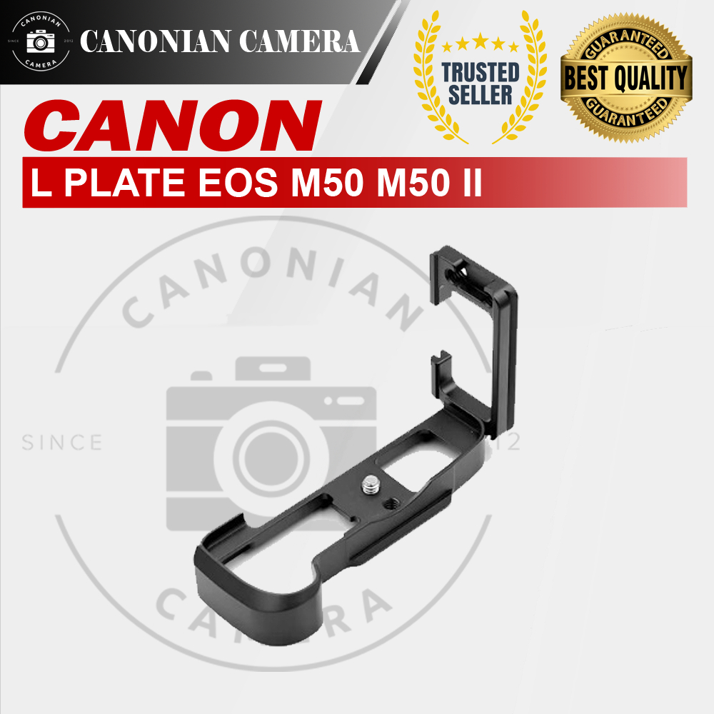 L Plate Metal Quick Release Vertical Plate for Canon EOS M50 M50 II Bracket