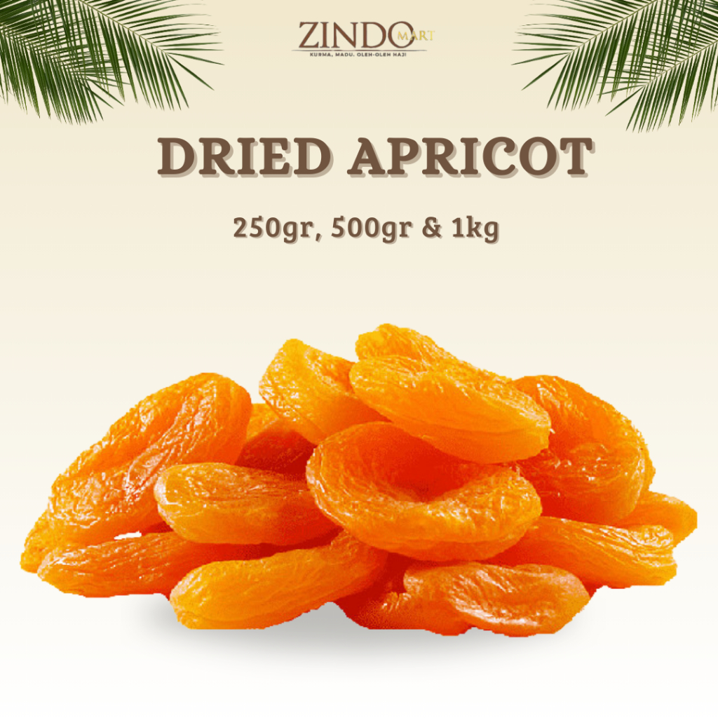 

BUAH APRIKOT KERING / DRIED APRICOT ORGANIC KEMASAN 1KG, 500GR, 250GR