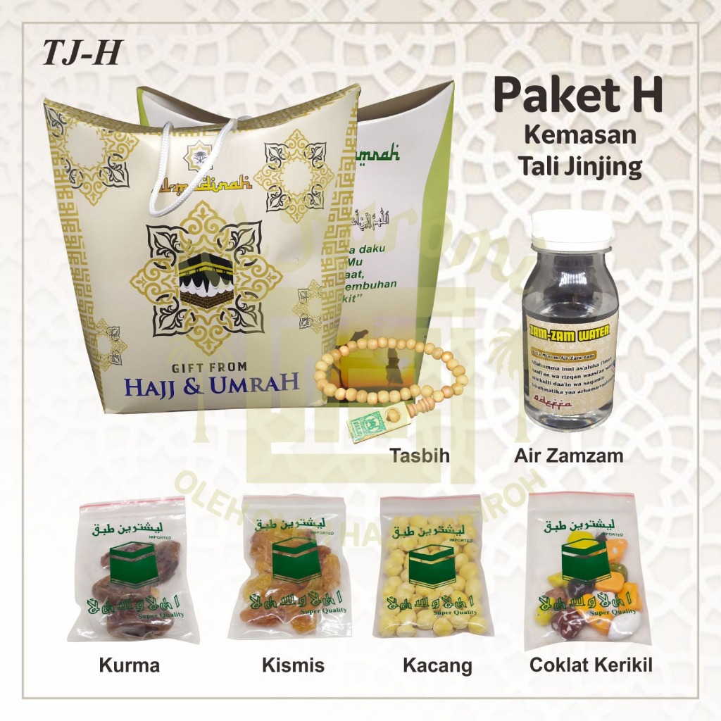 

Paket Ekonomis Oleh-Oleh Haji dan Umroh paket dus teng-teng / Hampers