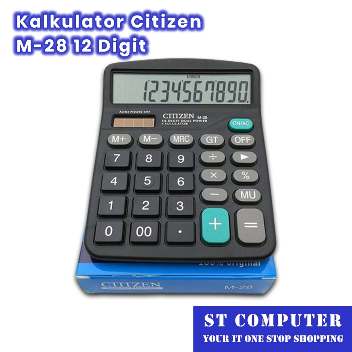 

Kalkulator Citizen M-28 12 Digit