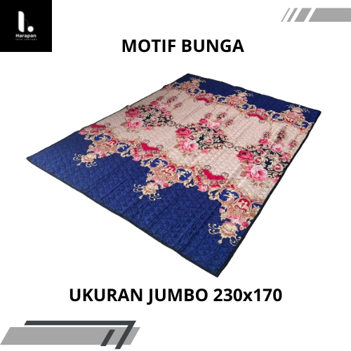 KARPET quilting motif bunga mewah