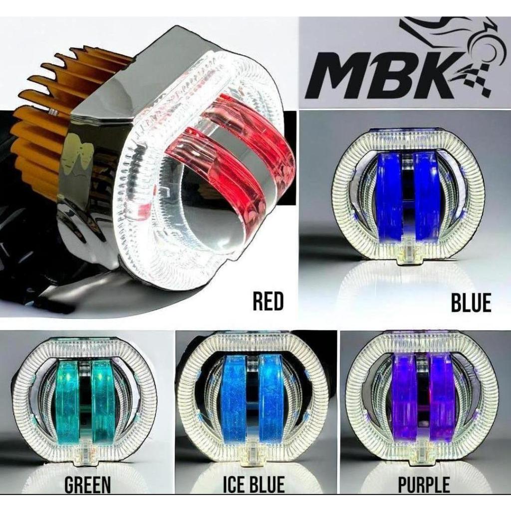 LAMPU PROJIE MINI BILED BILET 2 LED PROJIE 2 LENSA BILED