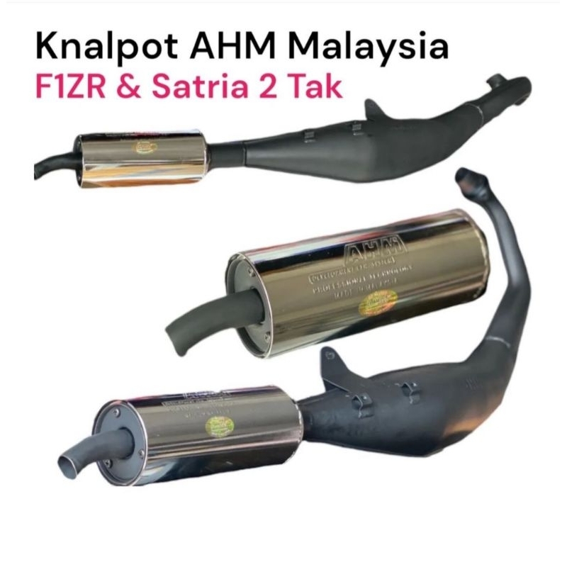 Knalpot AHM FIZR - SATRIA 2 TAK Knalpot standar racing ampang hoong motor malaysia original