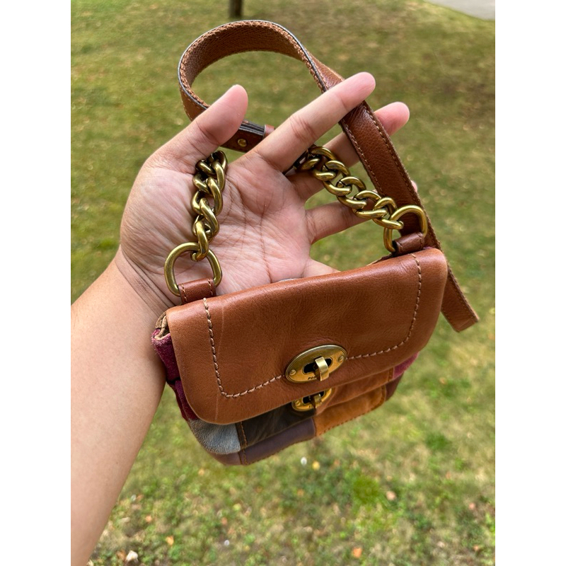 tas fossil vintage ori preloved