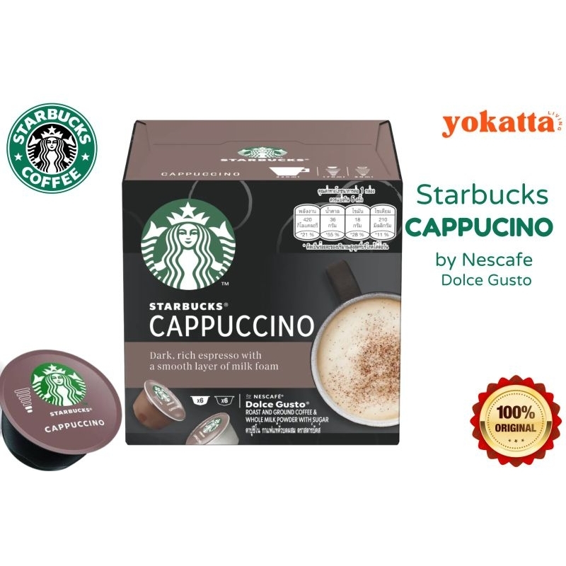 

Kopi Kapsul Starbucks Cappucino By Nescafe Dolce Gusto