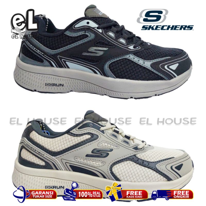 SKECHERS GORUN CONSISTENT/SEPATU TALI PRIA/SKECHERS GORUN/SEPATU SKECHERS/MURAH/ORIGINAL