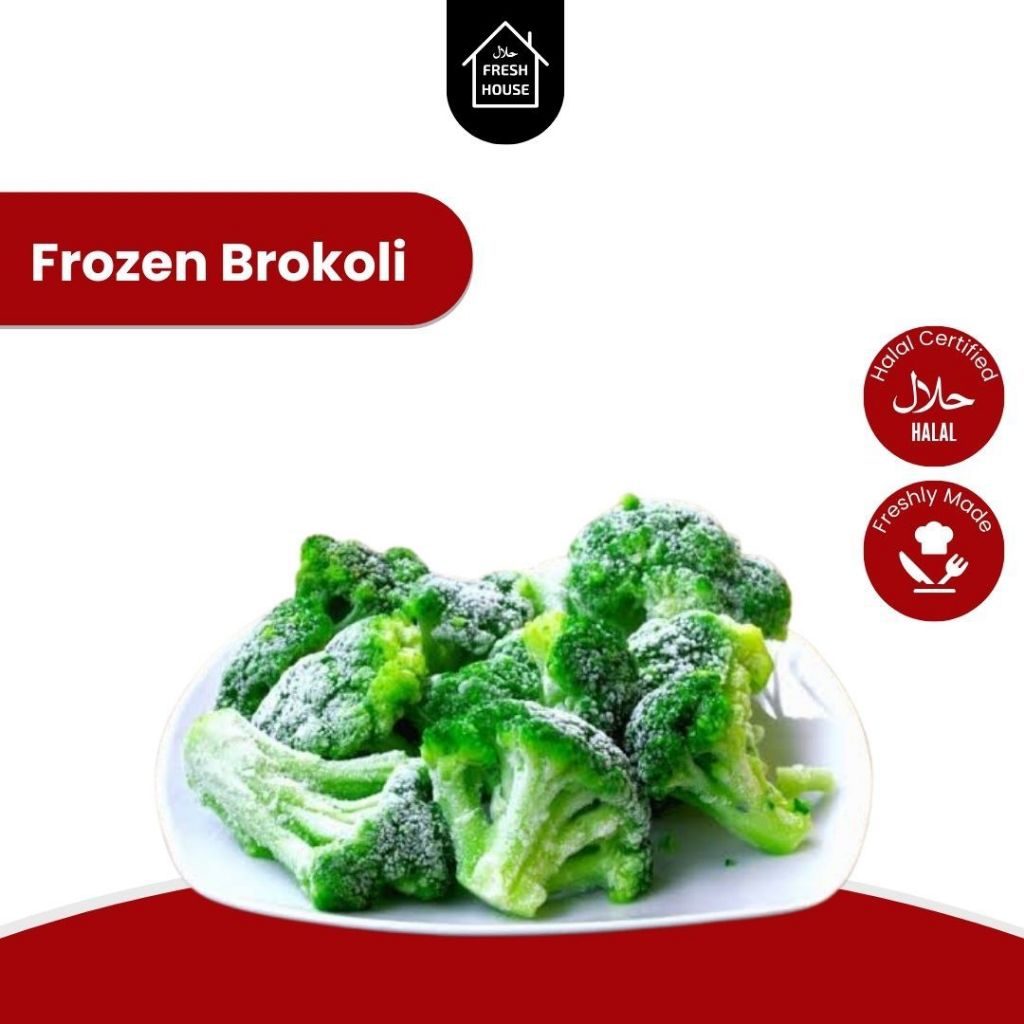 

BROKOLI FROZEN 1000Gr/ SAYURAN BROKOLI 1000gr