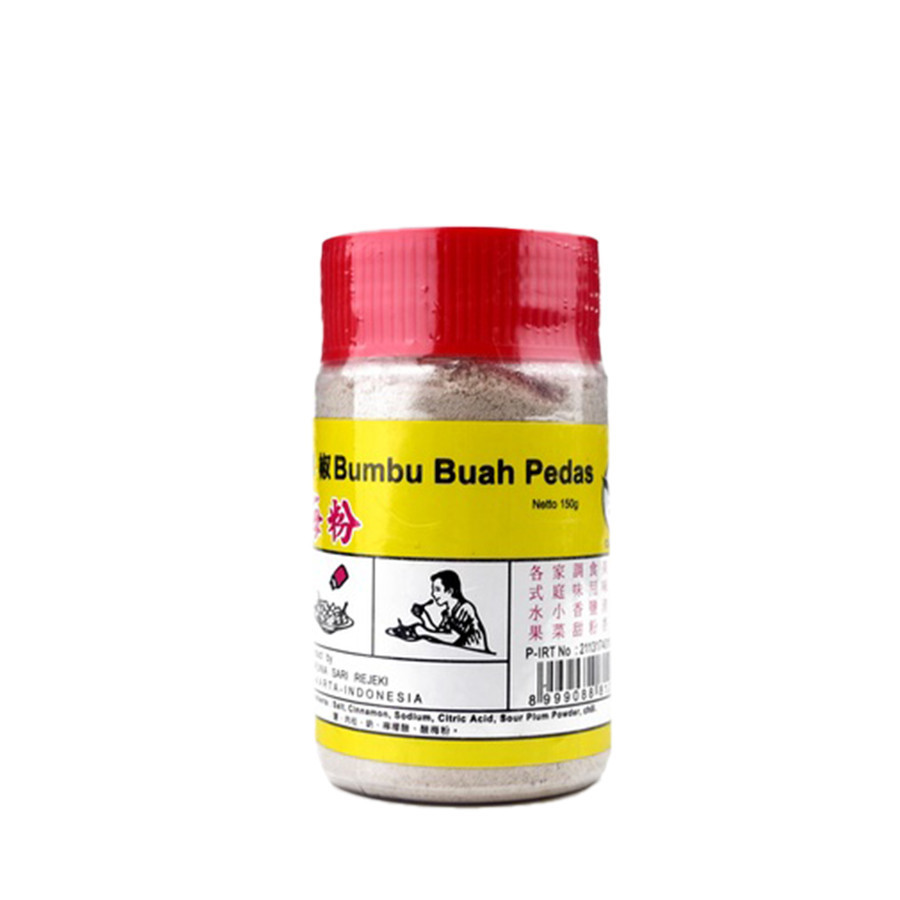 

Bumbu Buah Bubuk Pedas Cap Elang 150 Gram Powder Garam Bahan Instan Pedas Manis