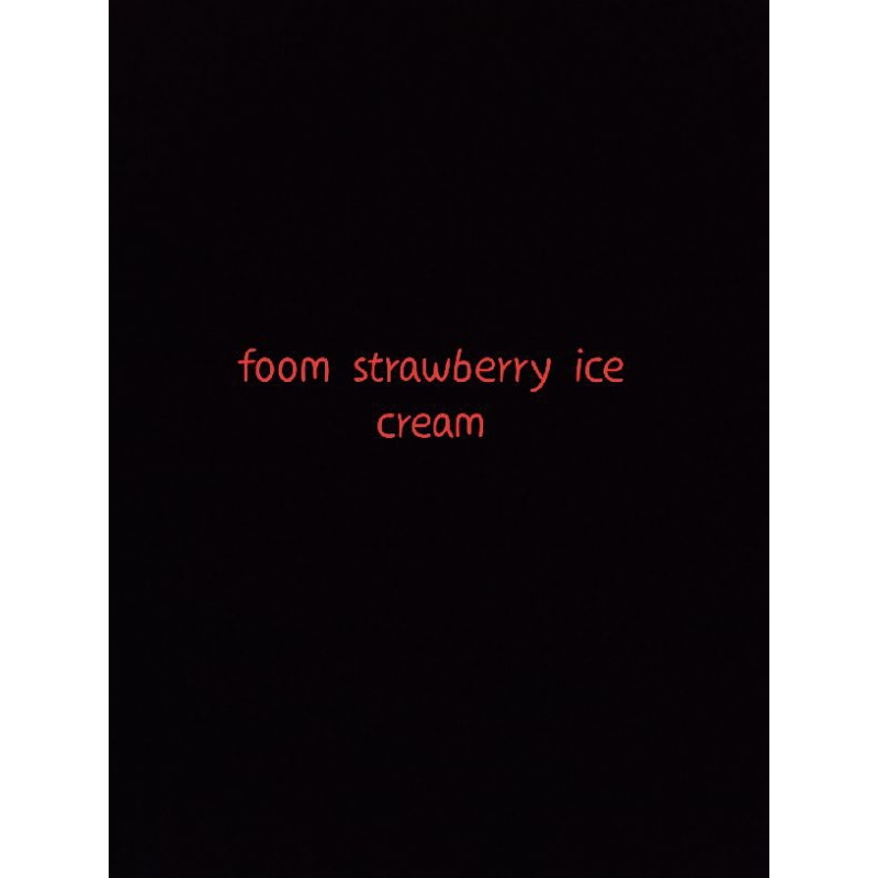 

strawberry ice cream