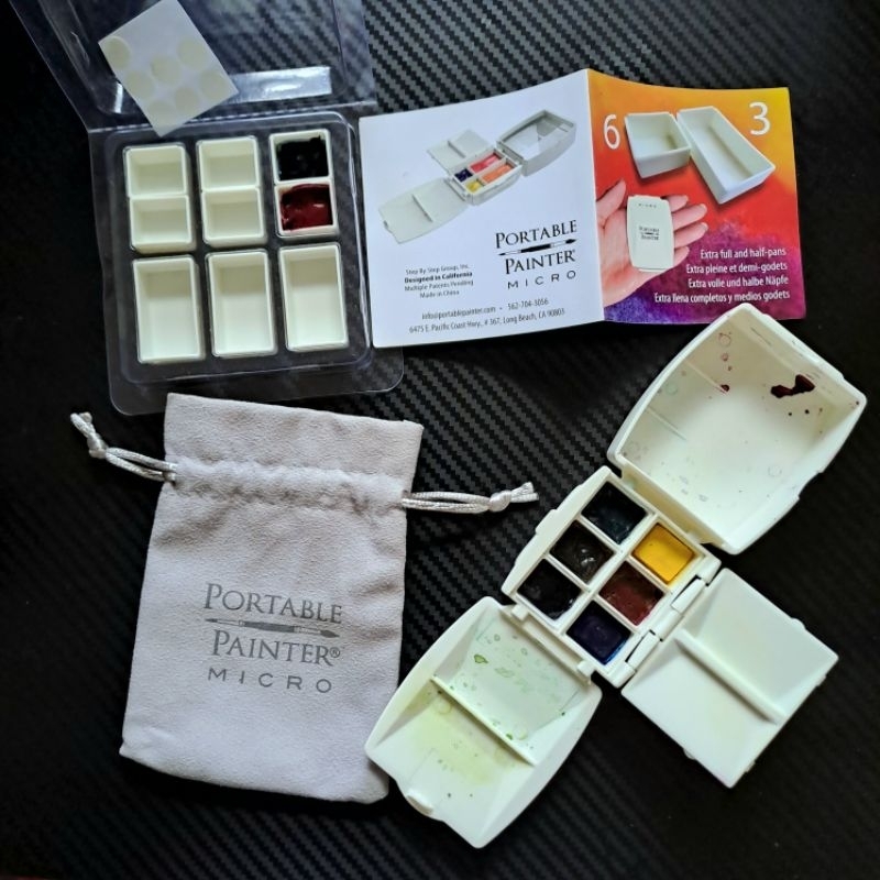 

Portable Painter Micro Palet Lukis Portable Preloved