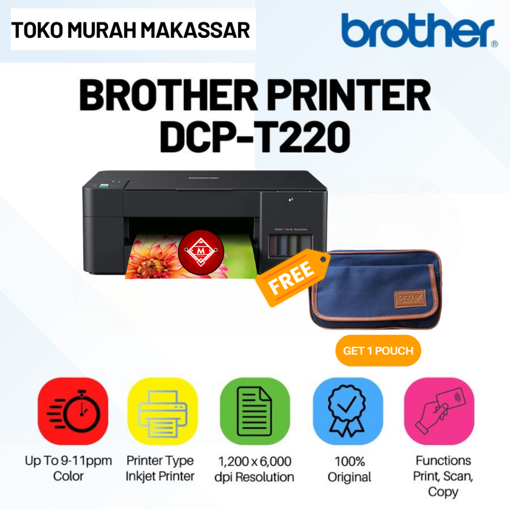 BROTHER PRINTER  DCP-T220 / PRINTER BROTHER DCP-T220 / PRI07-BRO