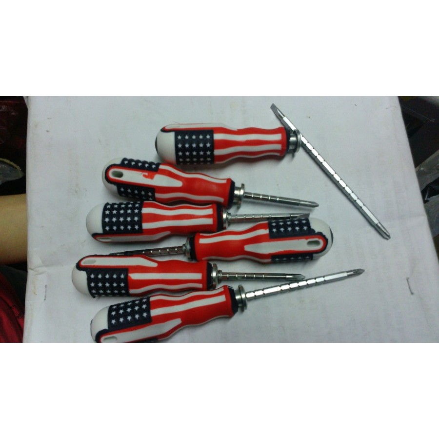 Obeng  2 in 1 Plus - Minus Cocok Untuk Service Stik Psx - Ps One - Ps2 & Ps3