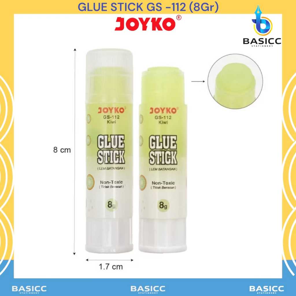 

Joyko Glue Stick GS-112 Lem Batang 8 Gram | @1Pcs