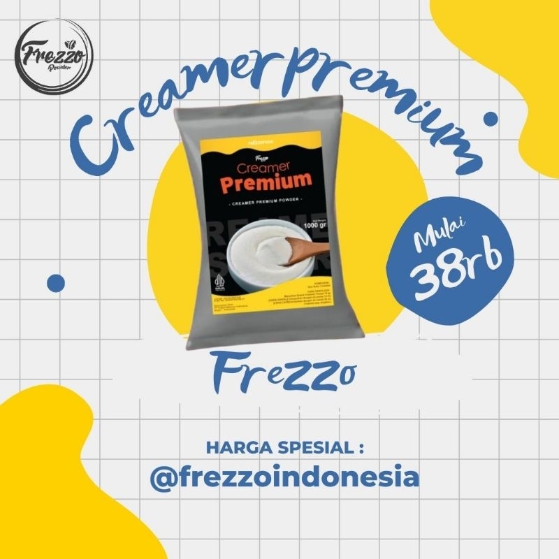 

RB22 Creamer premium 1 kg /bubuk creamer terlaris manis dan creamy non diary / Frezzo Indonesia