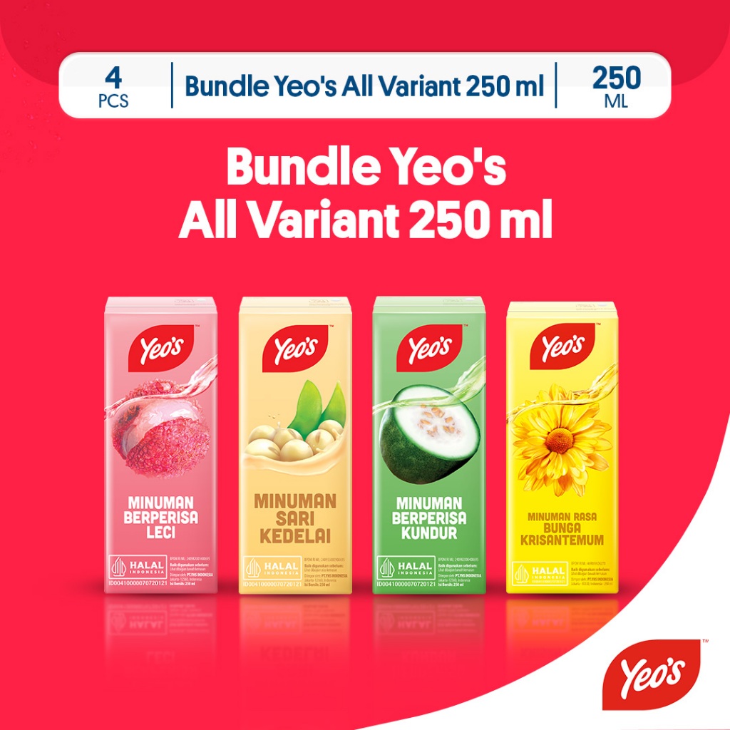 

Bundle Yeo's All Variant 250 ml