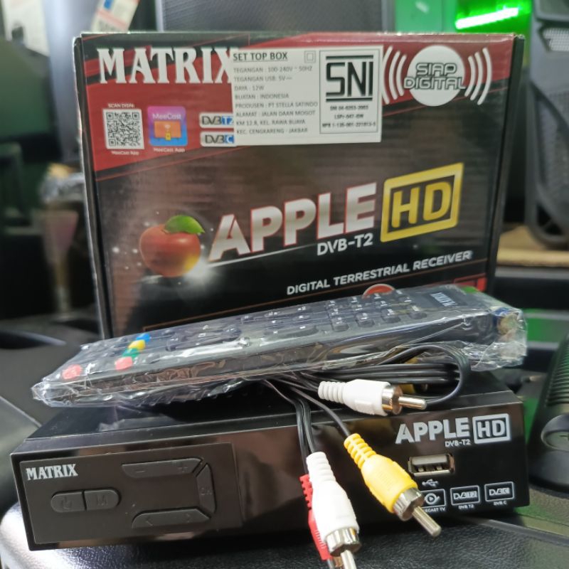 Matrix stb  DVBT-2Apple HD MERAH