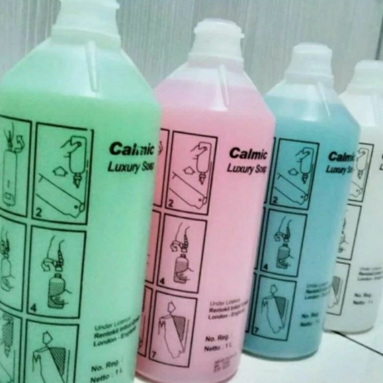 HAND WASH LUXURY CALMIC SABUN CUCI TANGAN ORIGINAL 1 LITER PRENIUM g XB7