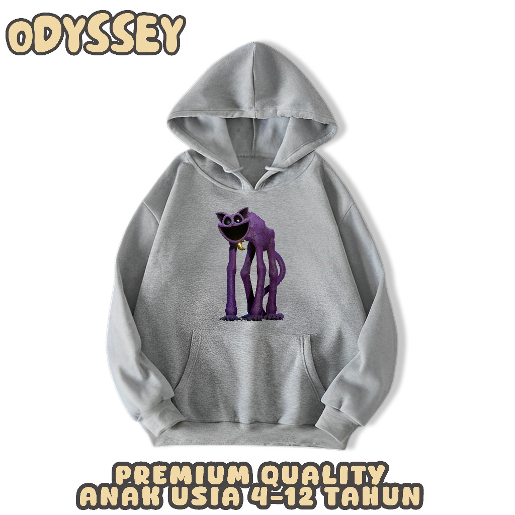 JAKET HOODIE ANAK CATNAP POPY PLAYTIME NIGHTMARE