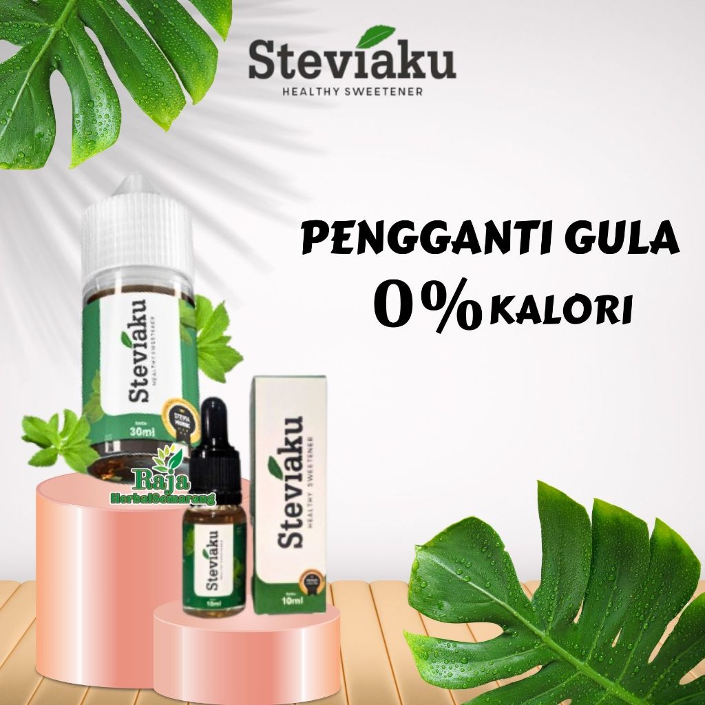 

STEVIAKU PENGGANTI GULA 0 KALORI | 30 ML | 10 ML | AMAN COCOK UNTUK PENDERITA DIABETES DAN DIET