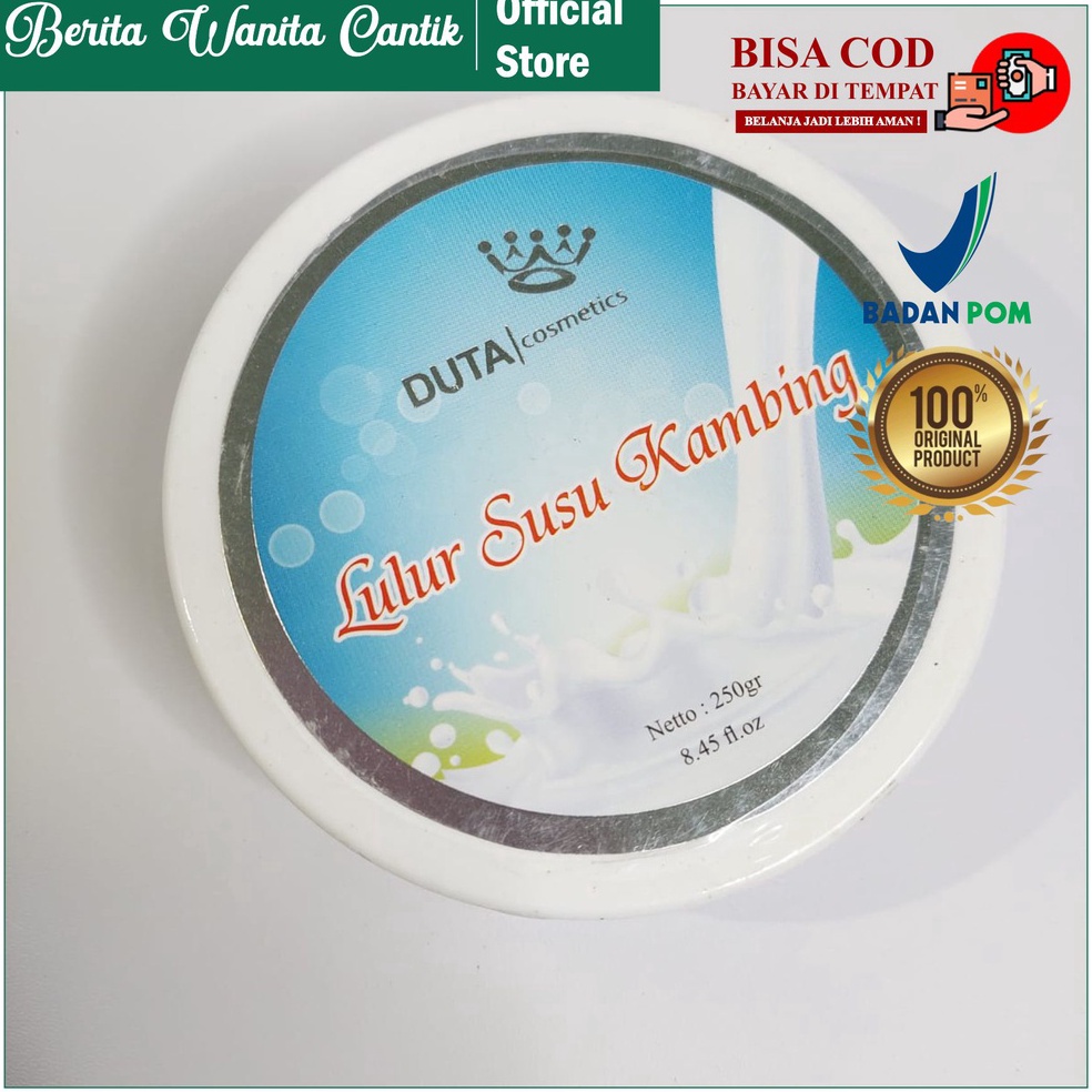 Lulur Susu Kambing  Lulur Goat Milk Kulit Bersih dan Cerah by Duta Cosmetics BPOM j AR3